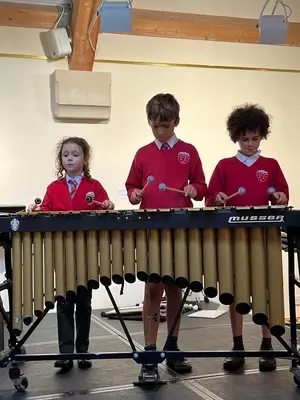 O Duo workshop with children from St Mary